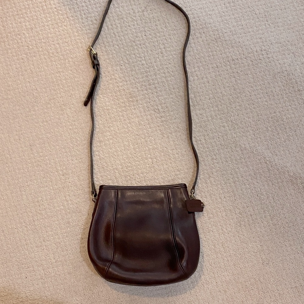 Vintage coach Crossbody bag dark brown